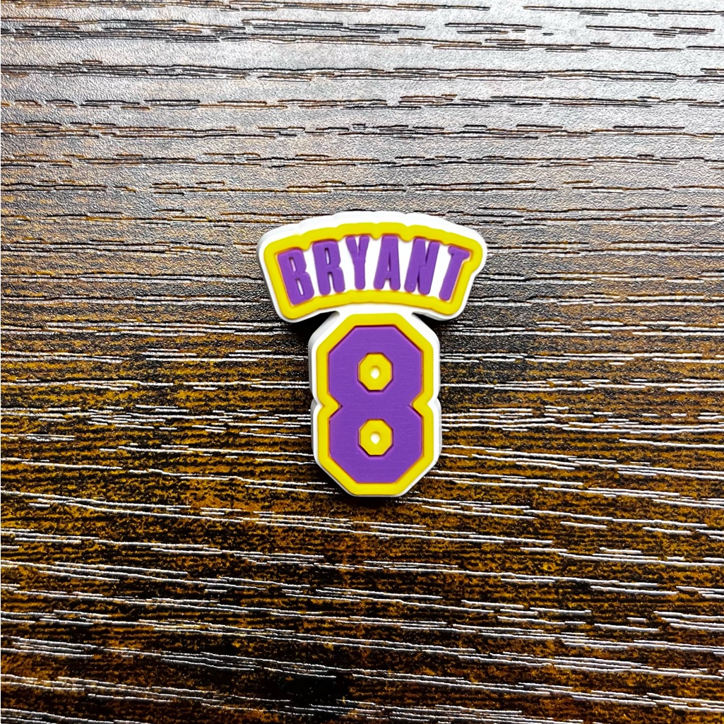Kobe Bryant 8 Croc Charm